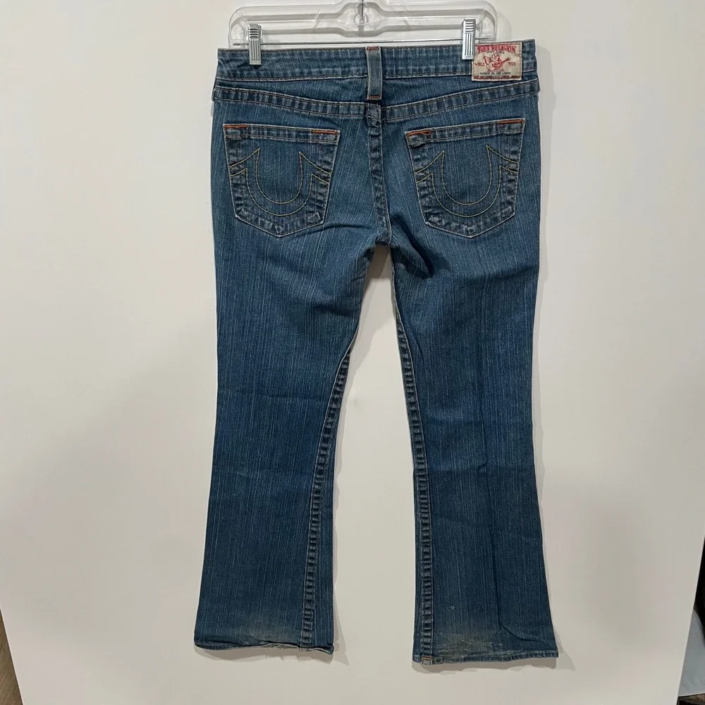 True Religion Bobby Mens‎ Straight Leg Jeans Blue Denim Made in USA Size 30